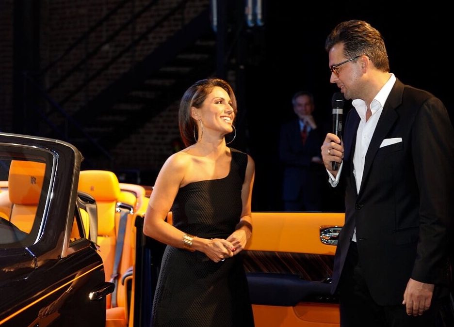Martin Hablowetz und Nazan Eckes für Rolls Royce