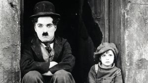 Charlie Chaplin, der Vagabund und das Kind